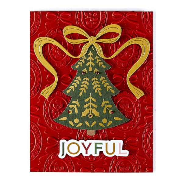 Spellbinders Merry Moments 3D Embossing Folder Christmas Cameos - Bild 3