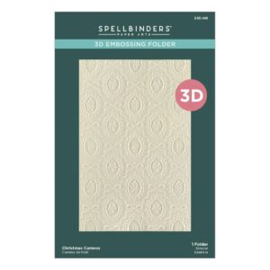 Spellbinders Merry Moments 3D Embossing Folder Christmas Cameos