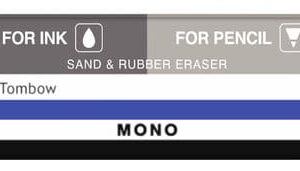 Tombow - MONO Sand & Rubber Eraser - Suddgummi för bläck och blyerts - 13gr