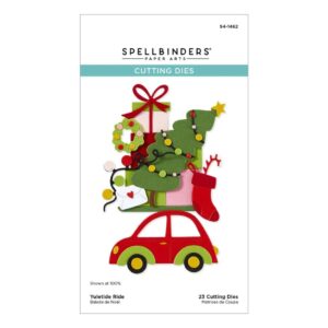 Spellbinders Wonderland Etched Dies Yuletide Ride