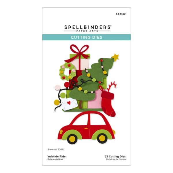 Spellbinders Wonderland Etched Dies Yuletide Ride
