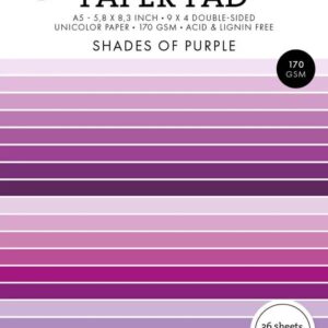 Studio Light Essentials Paper Pad A5 Unicolor Shades Of Purple