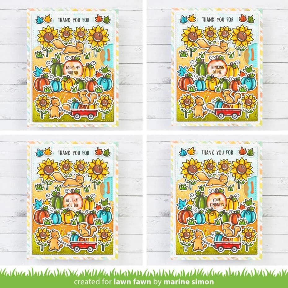 Lawn Clippings Stencils Reveal Wheel Pick of the Patch Drop-Down Add-On Set - Bild 2