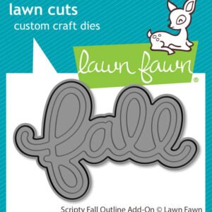 Lawn Cuts Dies Scripty Fall Outline Add-On