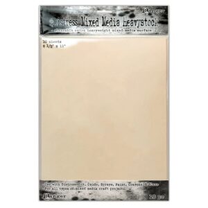 Tim Holtz Distress Mixed Media Heavystock 8.5x11 Inch (10pcs)