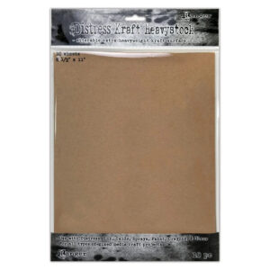 Tim Holtz Distress Heavystock 8.5x11 Inch Kraft (10pcs)