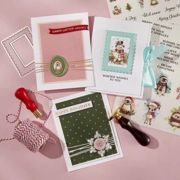 Spellbinders Holiday Magic Etched Dies Frame Inserts - Bild 3