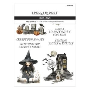 Spellbinders Simply Made Rub-On Sheets Stay Spooky