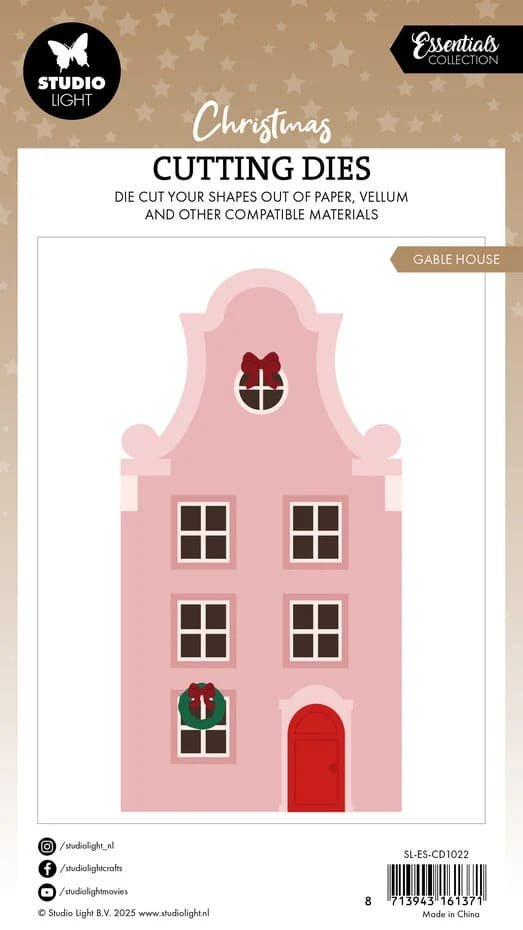Studio Light Cutting die Christmas Essentials Gable House - Bild 2