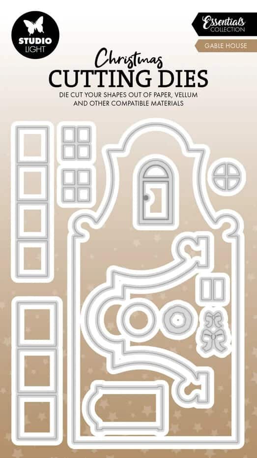 Studio Light Cutting die Christmas Essentials Gable House