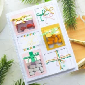 Studio Light Cutting die Christmas Essentials Advent Cardshape