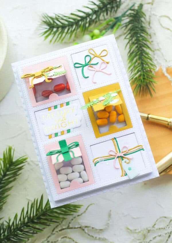 Studio Light Cutting die Christmas Essentials Advent Cardshape