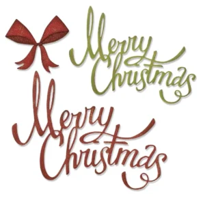 Sizzix Thinlits Die by Tim Holtz Christmas Ribbon (4pcs)