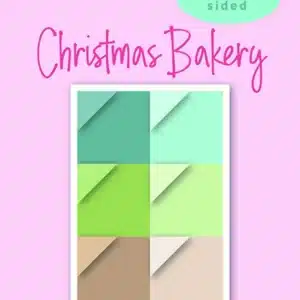 Marianne Design Christmas Bakery 15x30cm Cardstock