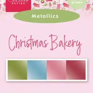 Marianne Design Christmas Bakery A5 Metallics Cardstock