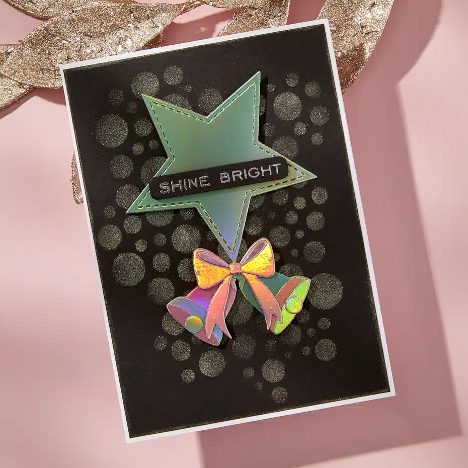 Spellbinders All About Christmas Etched Dies Essential Stars - Bild 3