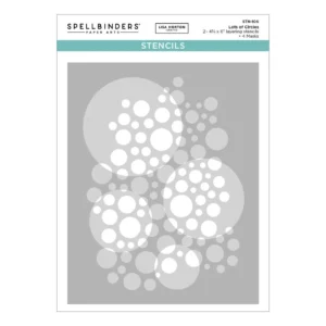 Spellbinders All About Christmas Stencil Lots of Circles