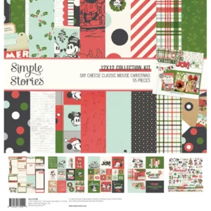Simple Stories Say Cheese Classic Mouse Christmas Collection Kit 12″x12″