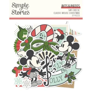 Simple Stories Say Cheese Classic Mouse Christmas Bits & Pieces