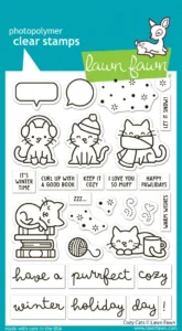 Lawn Fawn Clear Stamps Cozy Cats