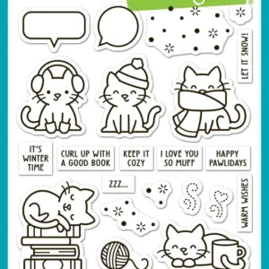Lawn Fawn Clear Stamps Cozy Cats