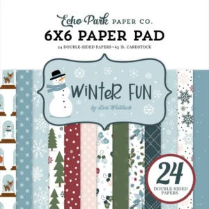 Echo Park Winter Fun 6x6 Inch Cardmakers Paper Pad