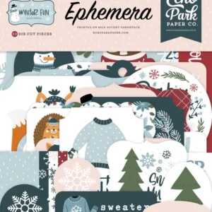 Echo Park Winter Fun Ephemera - 33st