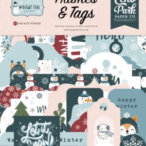 Echo Park Winter Fun Frames & Tags - 33st
